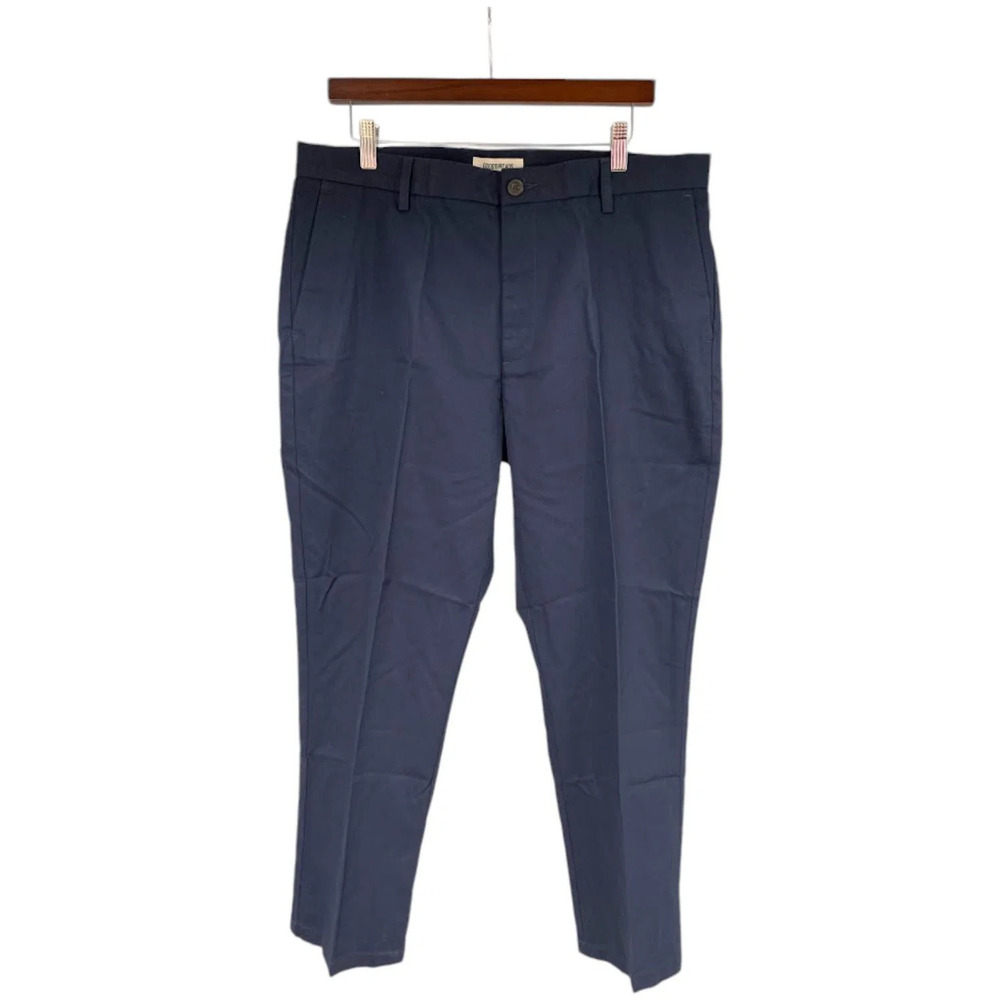 Goodthreads Men's Straight-Fit Washed Pants Navy